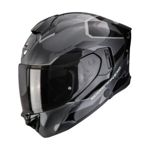 SCORPION kiiver EXO-530 AIR CLIP Silver-Black, L