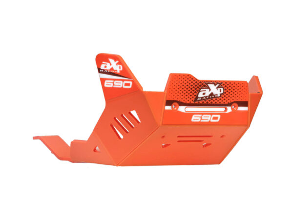 AXP Adventure kaitseplaat HDPE 8mm oranž KTM 690 ENDURO R/SMC R 26-