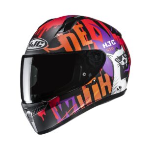 HJC kiiver C10 Fop Black/Orange MC7SF, L