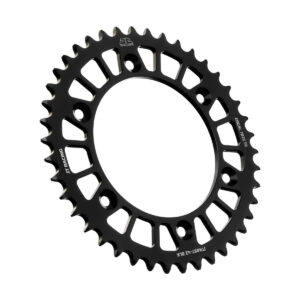 JT tagumine alumiiniumist hammasratas 7075 T6 must JTA897.42BLK