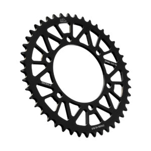 JT tagumine alumiiniumist hammasratas 7075 T6 must JTA486.45BLK