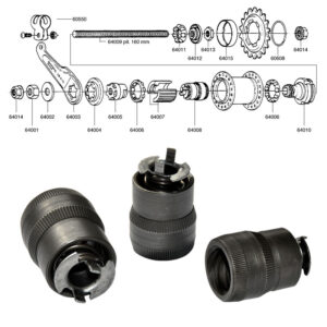 SHIMANO 1-v (CB-E110). siduriklotside komplekt
