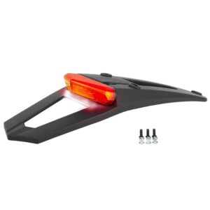 Polisport spoiler tagumine poritiiva kinnitus homol. LED koos numbrialuse valgustiga RSP 3.0 Must (15)