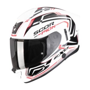 SCORPION kiiver EXO-530 AIR SLOPE White-Black-Red, L
