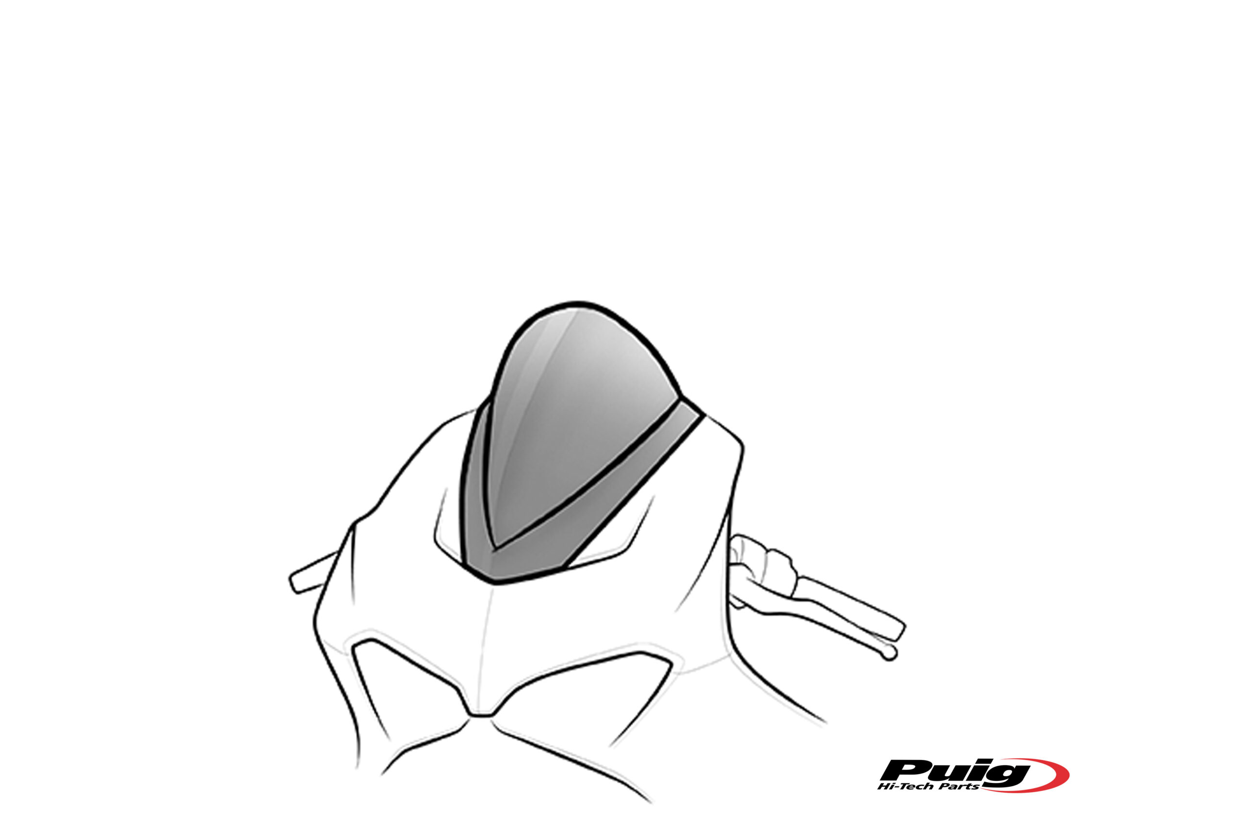 Puig võidusõiduklaas Suzuki GSX-R1000 05-06 / tume suits - Image 2