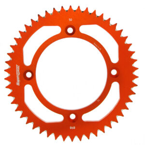 Supersprox alu tagumine hammasratas KTM 85SX / Husqv. 85TC oranž 49