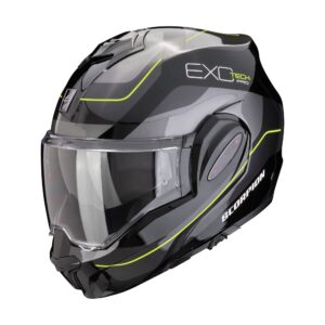 SCORPION kiiver EXO-TECH EVO PRO Commuta must/kollane, L