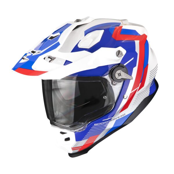 SCORPION kiiver ADF-9000 AIR PATROL valge-sinine-punane, L