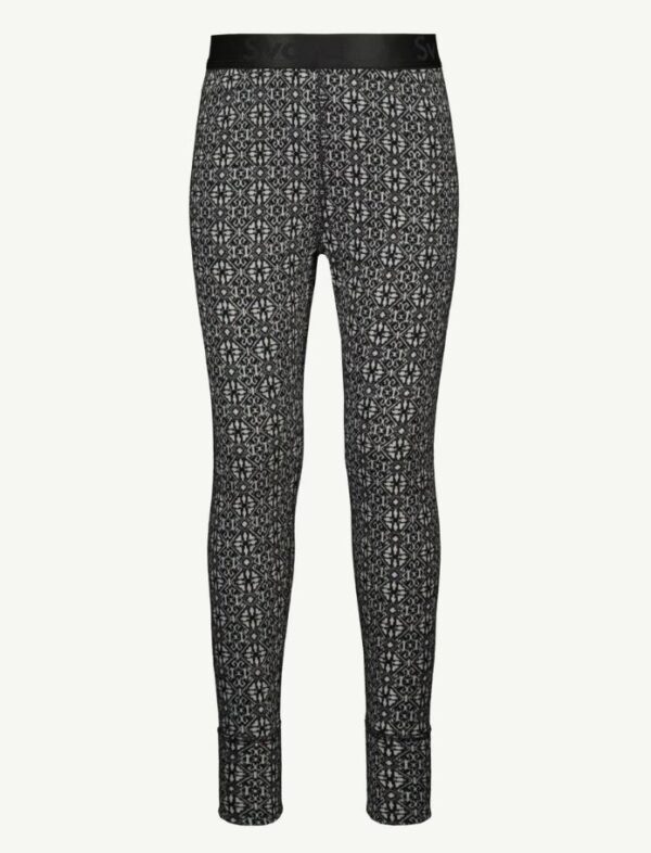 SVALA Merino disainiga laste kihiline komplekt Jacquard must/valge, 100