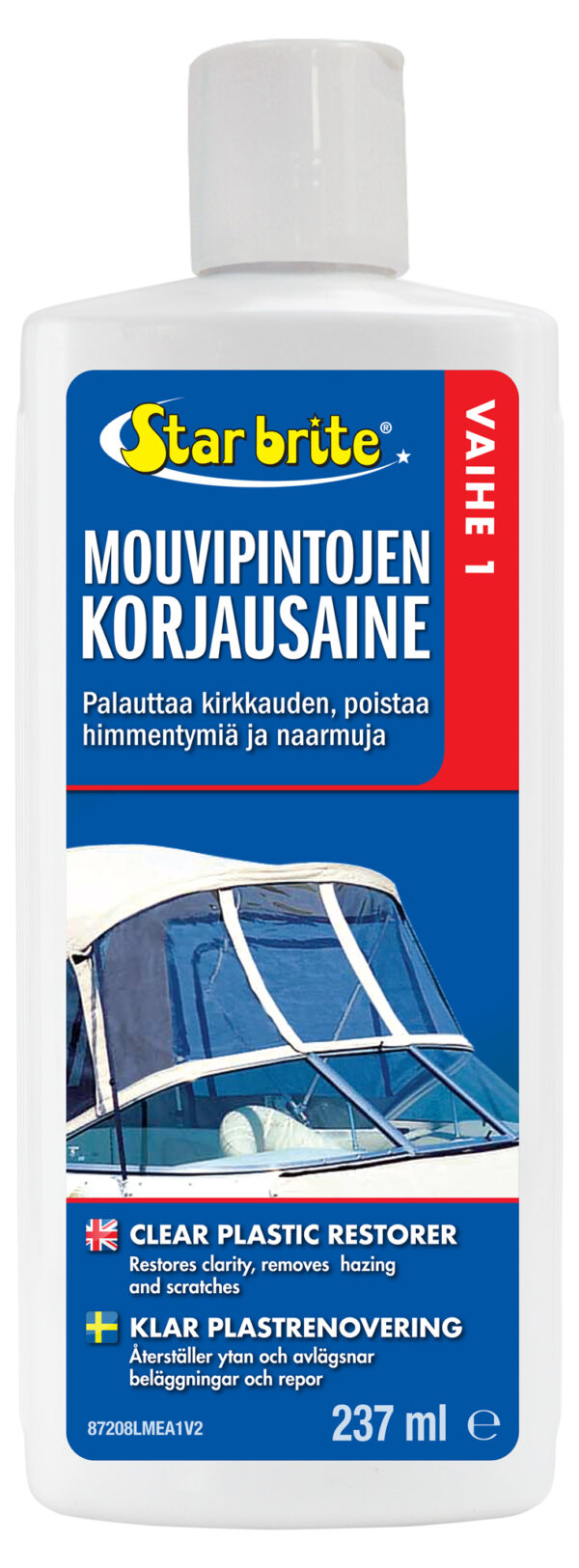 Star brite läbipaistva plasti taastaja – 1. samm 237ml