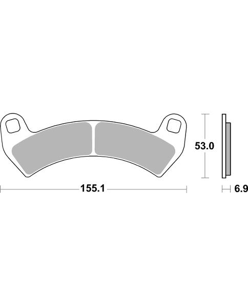 Sbs piduriklotsid Racing Sintered - Image 2