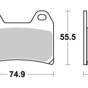 Sbs piduriklotsid Dual Carbon