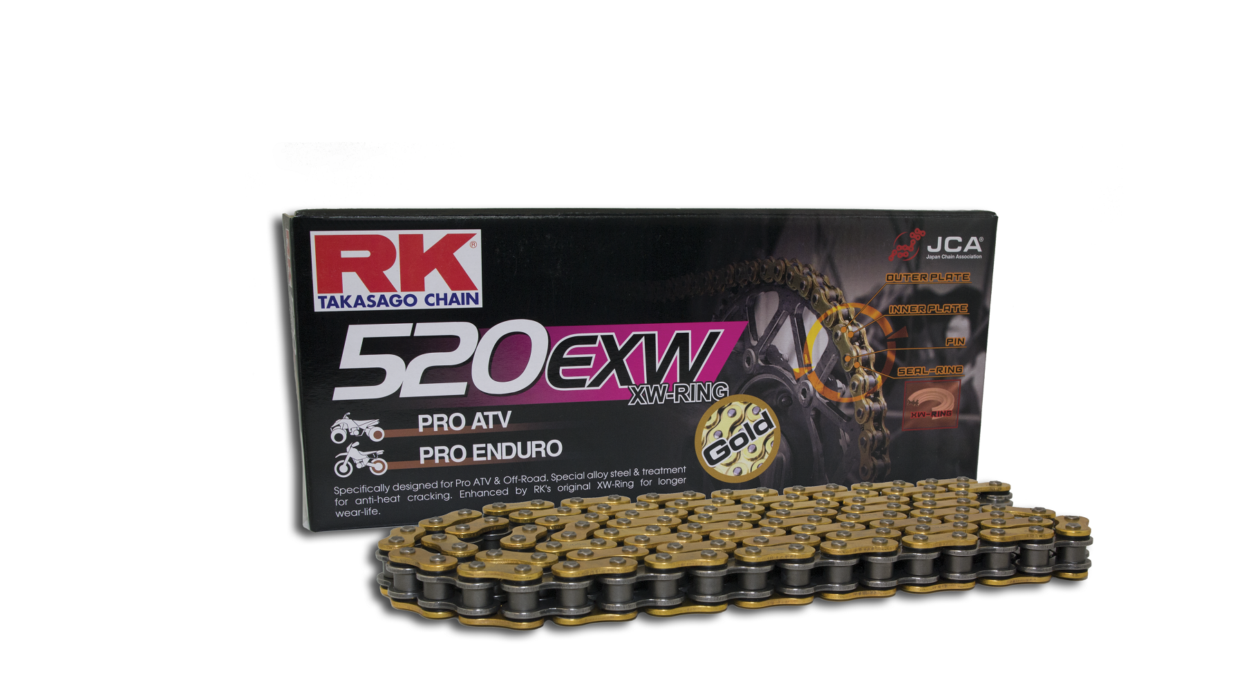 RK GB520EXW XW-rõngaskett Atv/Offroad +CL (Connect.link) - Image 2