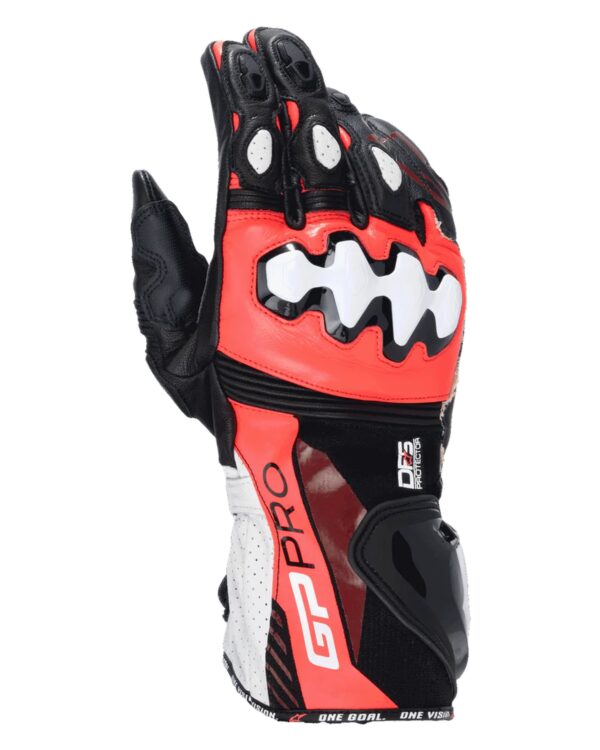 Alpinestars kindad GP Pro v4 Black/Red Fluo/White, 3XL