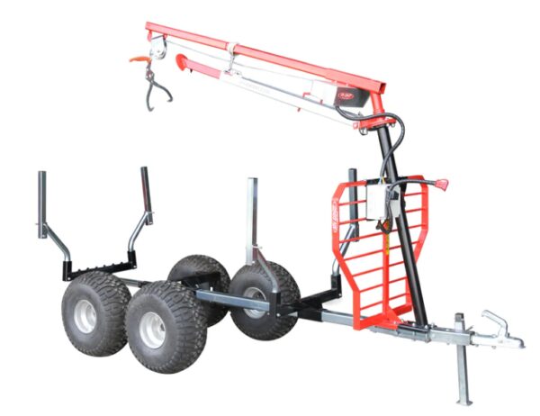 Ultratec täielik puuhaagise komplekt (Timbertrailer+Winch+Crane+Log tong)