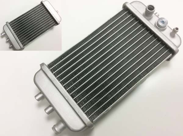Radiaator anduri kinnituskohaga Derbi Senda / Aprilia RXSX 06- / Gilera SMTRCR