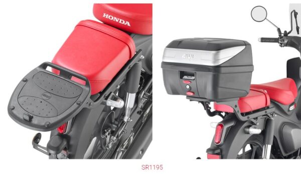 GIVI spetsiifiline tagumine pakiraam Honda Cub 21- MONOLOCK® top-kohvrile