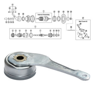 SHIMANO 3-v (SG-3C41). pidurihoob