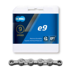 Kett 9-v KMC e9 EPT 1/2 x 11/128" E-bike roostevastane 136L