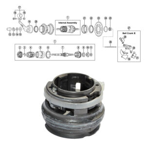 SHIMANO 3-v (SG-3C40/41). tõmbur