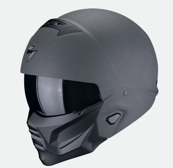 SCORPION kiiver EXO-COMBAT II graphite dark grey, S