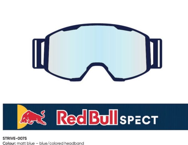 Spect Red Bull Strive MX prillid topeltlääts sinine kirkas