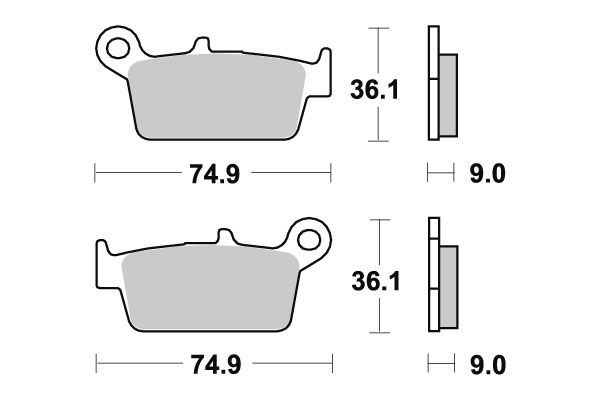 Sbs piduriklotsid keraamilised (690HF) - Image 2