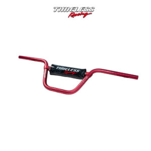 Timeless juhtraua komplekt PitBike punane alumiiniumiga, 750mm kõrgus 185mm