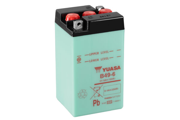 Yuasa aku B49-6 (cp) koos acidpack (4)