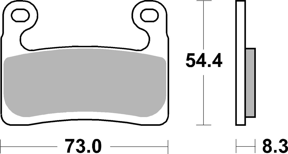 Sbs piduriklotsid Dual Carbon