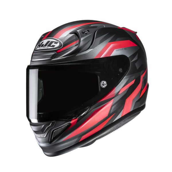 HJC kiiver RPHA 12 Dravix Black/Gray/Red MC1SF, M