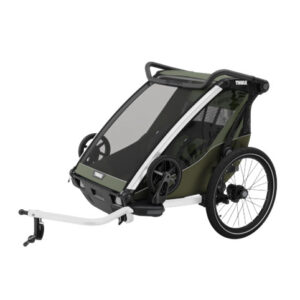 trailer-thule-chariot-lite-double-vintage-green