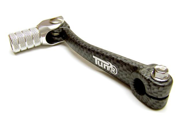 Tec-X käigupedaal Carbon-style/ hõbedane Minarelli AM6
