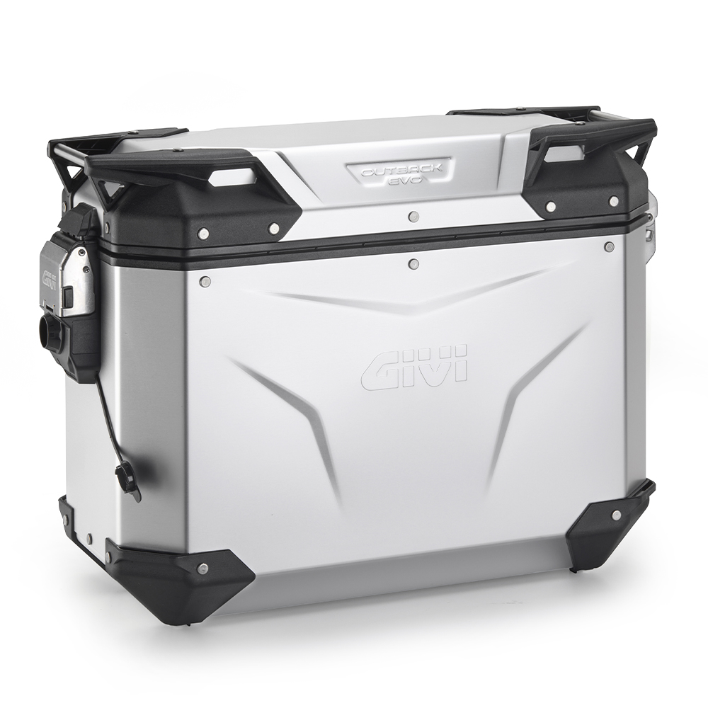 Givi Trekker Outback EVO anodiseeritud alumiiniumist külgkott parem 37 l müüakse ilma lukuta