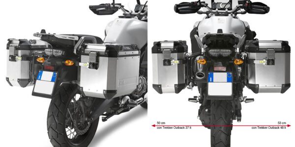 Givi torukanduri (torukujuline) kinnitusrakendus Trekker Outback Yamaha XT1200ZE Super Tenere (14