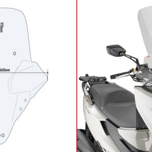 GIVI spetsiifiline kinnituskomplekt D6115DT