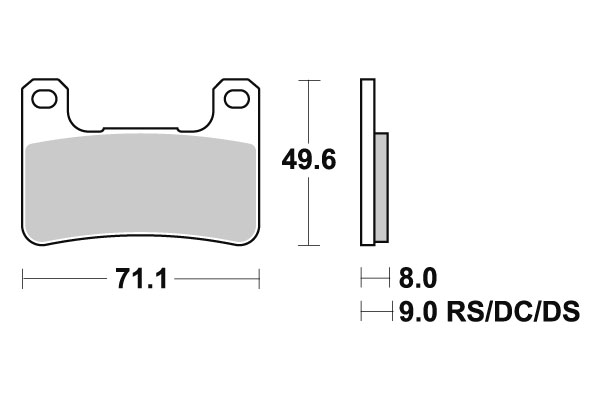 Sbs piduriklotsid Dual Sinter - Image 2