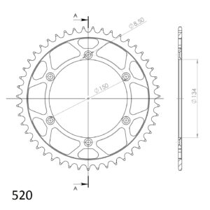 Supersprox tagumine hammasratas 460.49