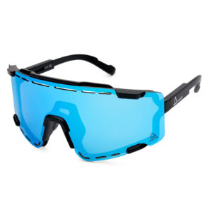 AMOQ Align Performance päikeseprillid Black - Ice Blue peegel