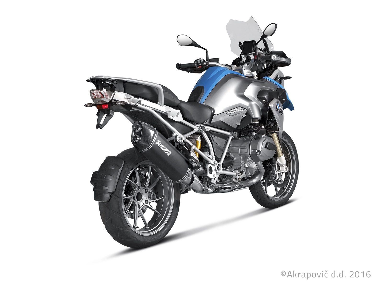 Akrapovic Slip-On Line (titaan) must R1200GS/Adventure 2013-16 - Image 2