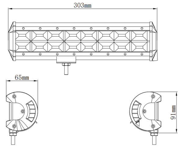 Kinwons LED-valgusti 10-32V 192W Flood