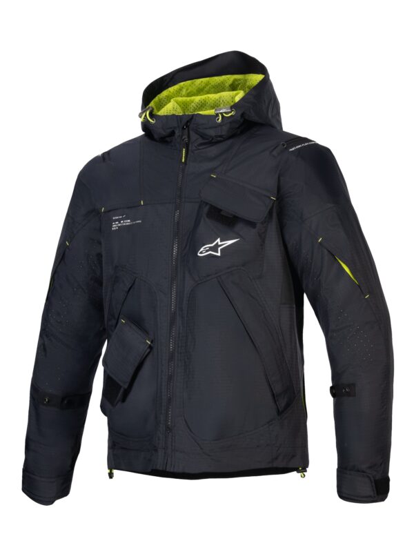 Alpinestars jope Mogress Air must/kollane, 4XL