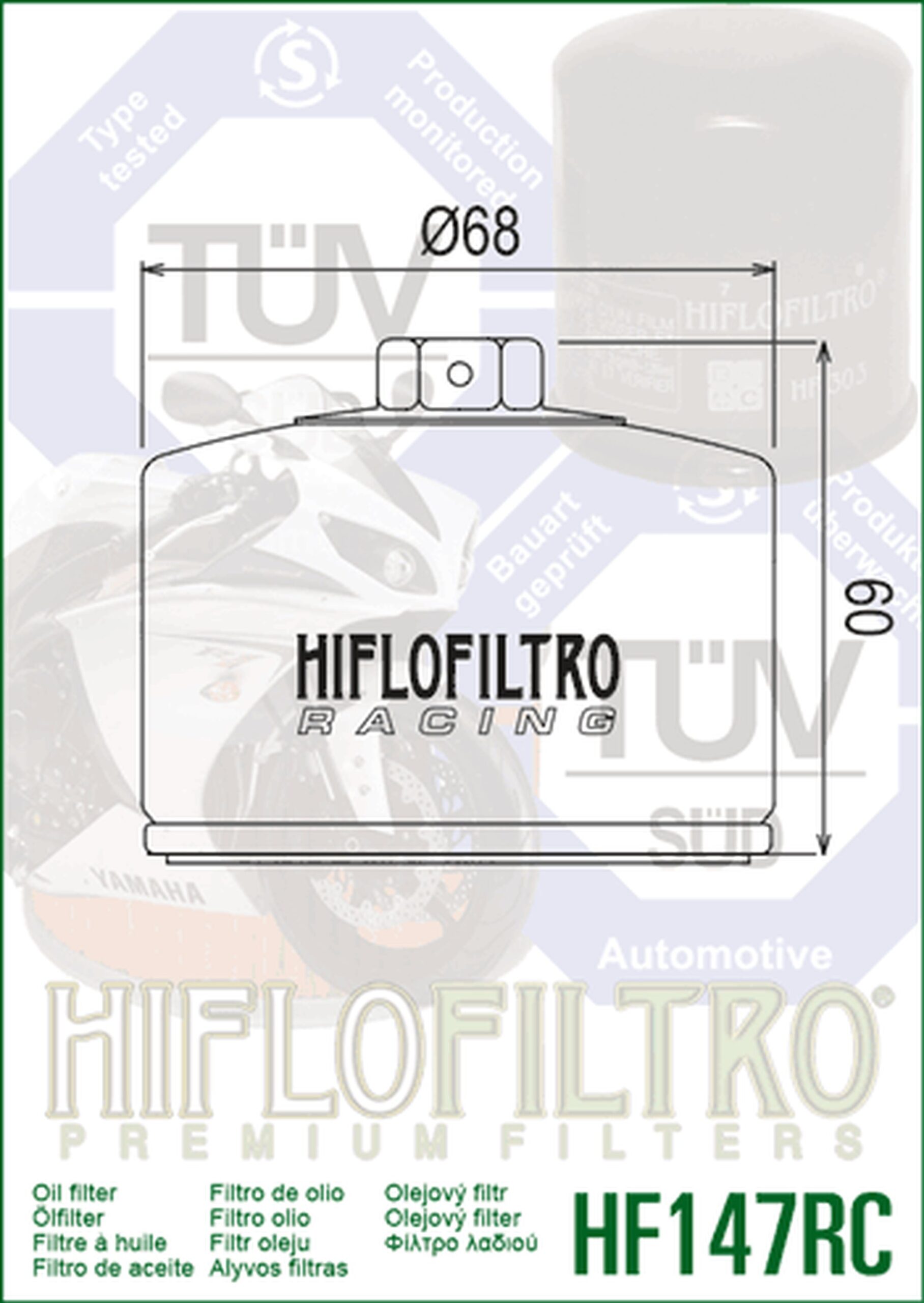 Hiflo õlifilter HF147RC - Image 2