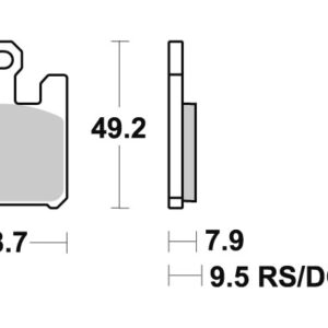Sbs piduriklotsid Dual Sinter