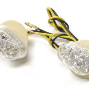 Hyper suunatuled LED läbipaistev/oranž paar