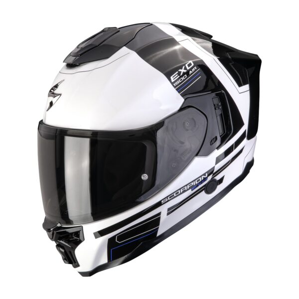 SCORPION kiiver EXO-1500 AIR DUAL White-Black, L