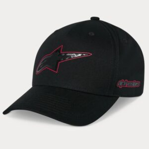 Alpinestars Carbon Fiber Snapback müts, must, One Size