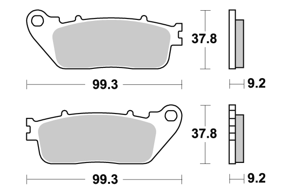 Sbs piduriklotsid paagutatud tagumised - Image 2
