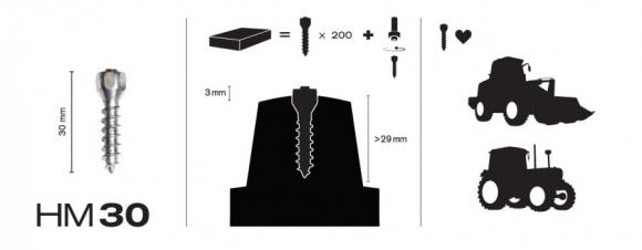 MaxiGrip naelad 150 tk 30mm koos paigaldustööriistaga