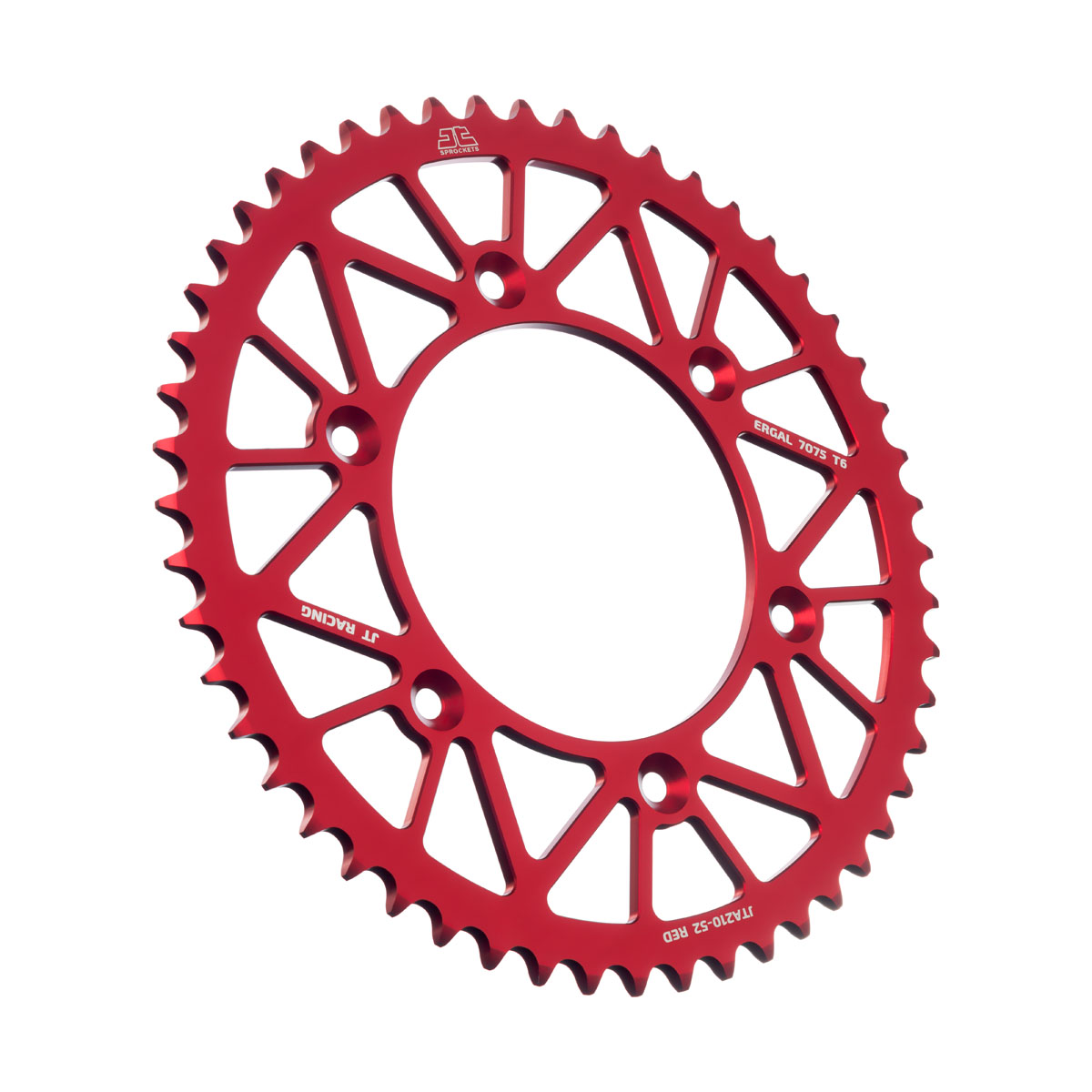JT tagumine alumiiniumist tagaratas 7075 T6 punane JTA210.52RED